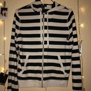 Striped hoodie